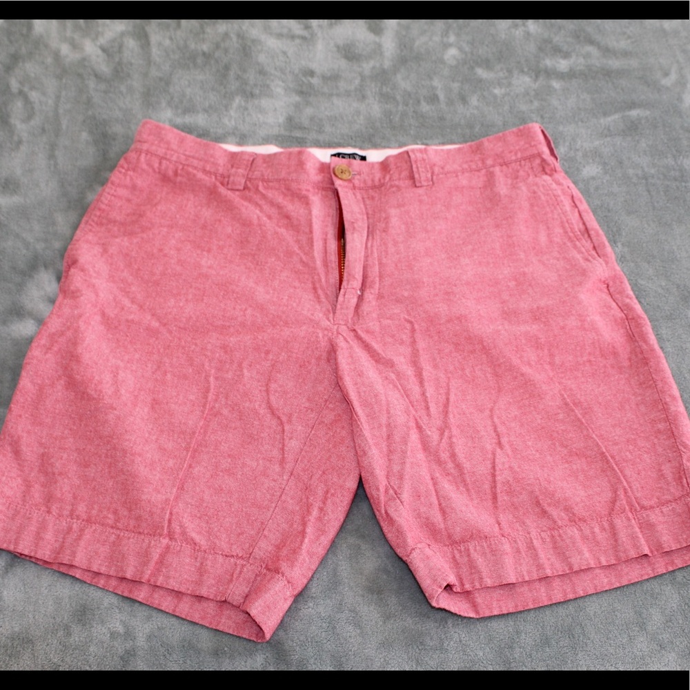 J. Crew men’s red cotton shorts